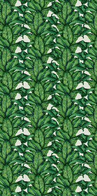 Fabric roller blind Green leaves
