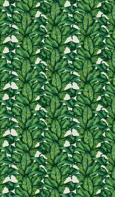 Fabric roller blind Green leaves