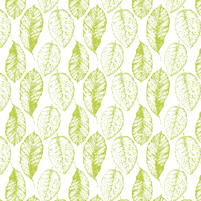 Roller blind for large window Lime leaves