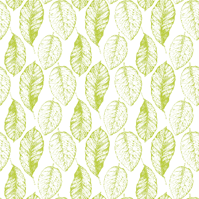 Roller blind for large window Lime leaves