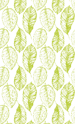 Roller blind for large window Lime leaves