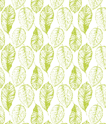 Roller blind for large window Lime leaves
