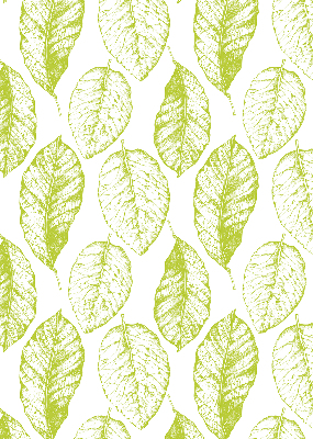 Roller blind for large window Lime leaves