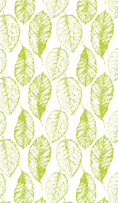 Roller blind for large window Lime leaves