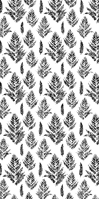 Fabric roller blind Painted leaves