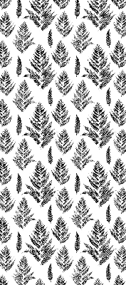Fabric roller blind Painted leaves