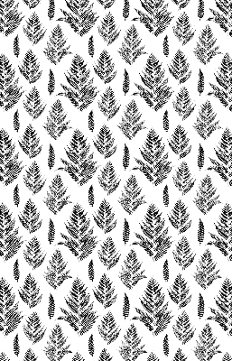 Fabric roller blind Painted leaves