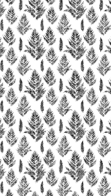 Fabric roller blind Painted leaves