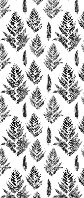 Fabric roller blind Painted leaves