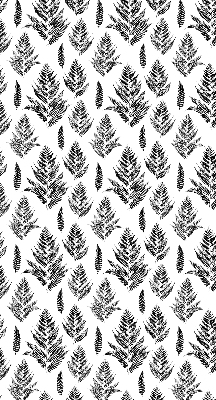 Fabric roller blind Painted leaves