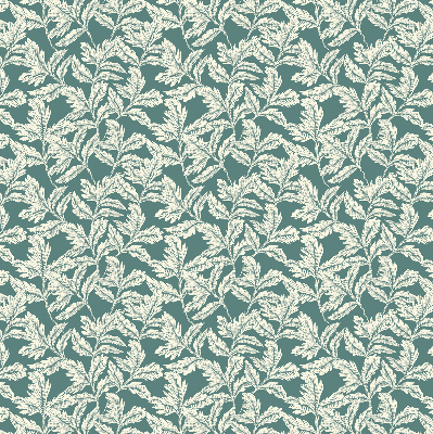 Modern roller blind Leaf wallpaper