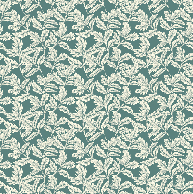 Modern roller blind Leaf wallpaper