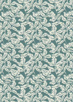 Modern roller blind Leaf wallpaper