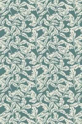 Modern roller blind Leaf wallpaper