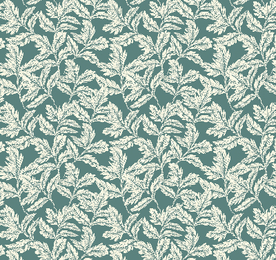 Modern roller blind Leaf wallpaper