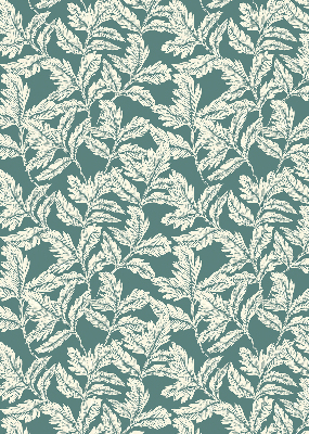 Modern roller blind Leaf wallpaper