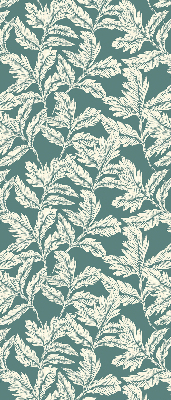 Modern roller blind Leaf wallpaper