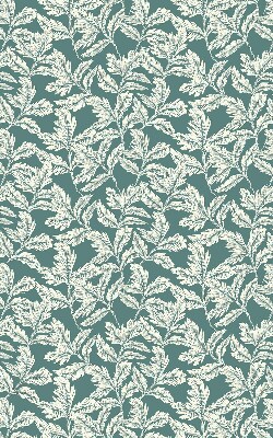 Modern roller blind Leaf wallpaper