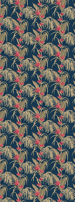 Roller blind for large window Interesting plants