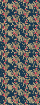 Roller blind for large window Interesting plants