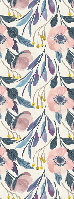 Modern roller blind Poppies