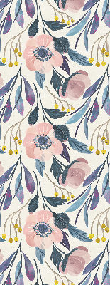 Modern roller blind Poppies