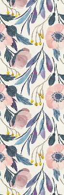 Modern roller blind Poppies