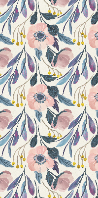 Modern roller blind Poppies