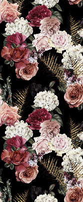 Modern roller blind A bouquet of roses