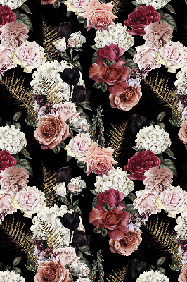 Modern roller blind A bouquet of roses