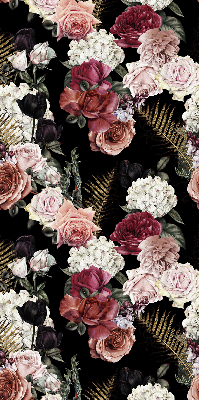 Modern roller blind A bouquet of roses