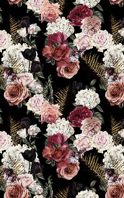 Modern roller blind A bouquet of roses