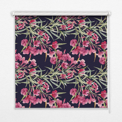 Modern roller blind Exotic flower