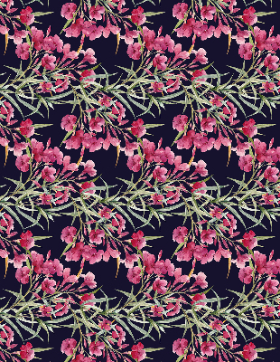 Modern roller blind Exotic flower