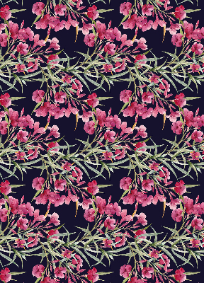 Modern roller blind Exotic flower