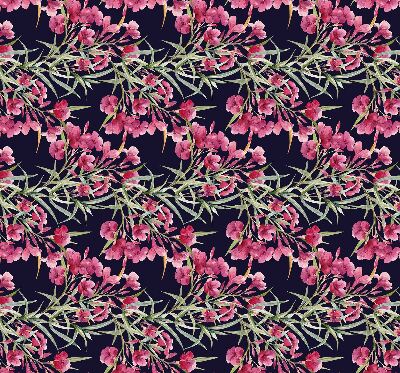 Modern roller blind Exotic flower