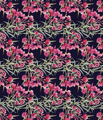 Modern roller blind Exotic flower
