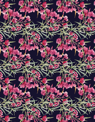 Modern roller blind Exotic flower