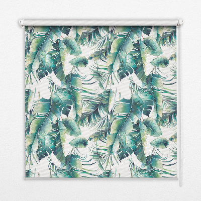 Fabric roller blind Leaves