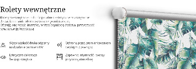 Fabric roller blind Leaves