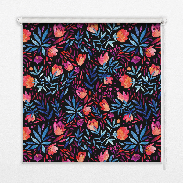 Roller blind for large window Poppy