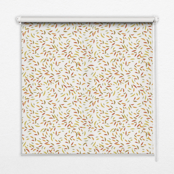 Fabric roller blind Falling leaves