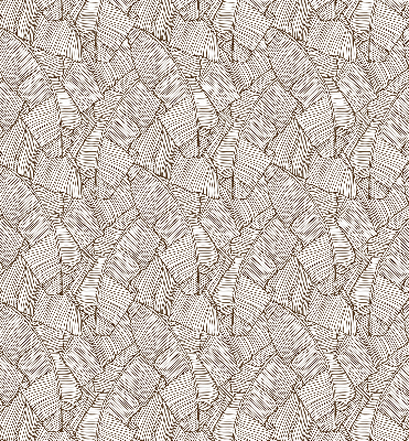 Modern roller blind Drawn palm leaves