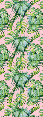Roller blind for large window Tropical leaf varieties
