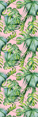 Roller blind for large window Tropical leaf varieties
