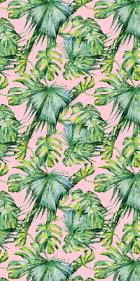 Roller blind for large window Tropical leaf varieties
