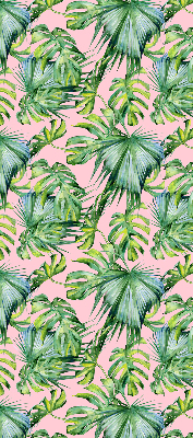 Roller blind for large window Tropical leaf varieties