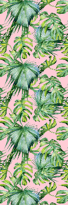 Roller blind for large window Tropical leaf varieties