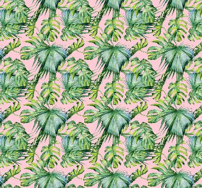Roller blind for large window Tropical leaf varieties