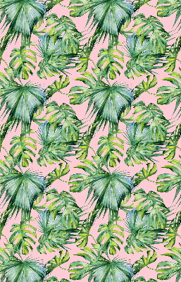Roller blind for large window Tropical leaf varieties